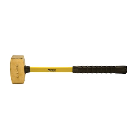 Abc Hammers 10 lb. Brass Hammer with 24" Fiberglass Handle ABC10BFBS